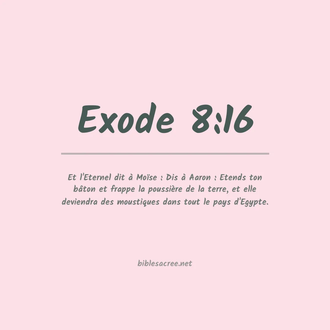 Exode - 8:16