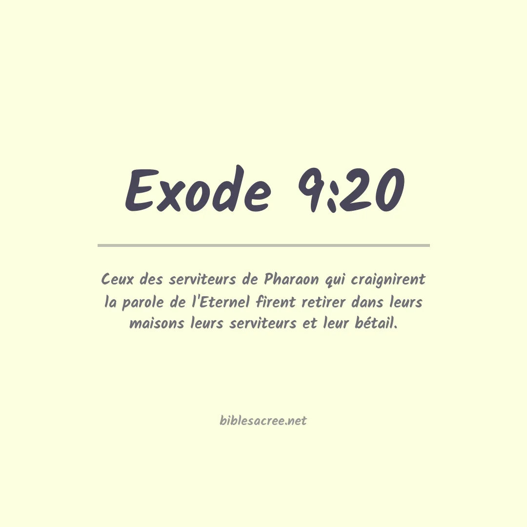 Exode - 9:20