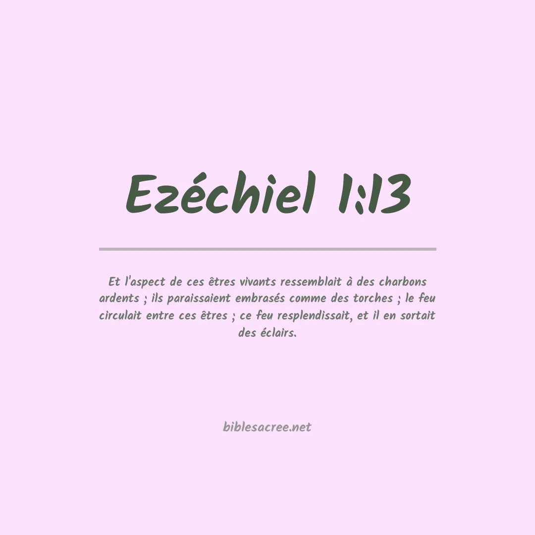 Ezéchiel - 1:13