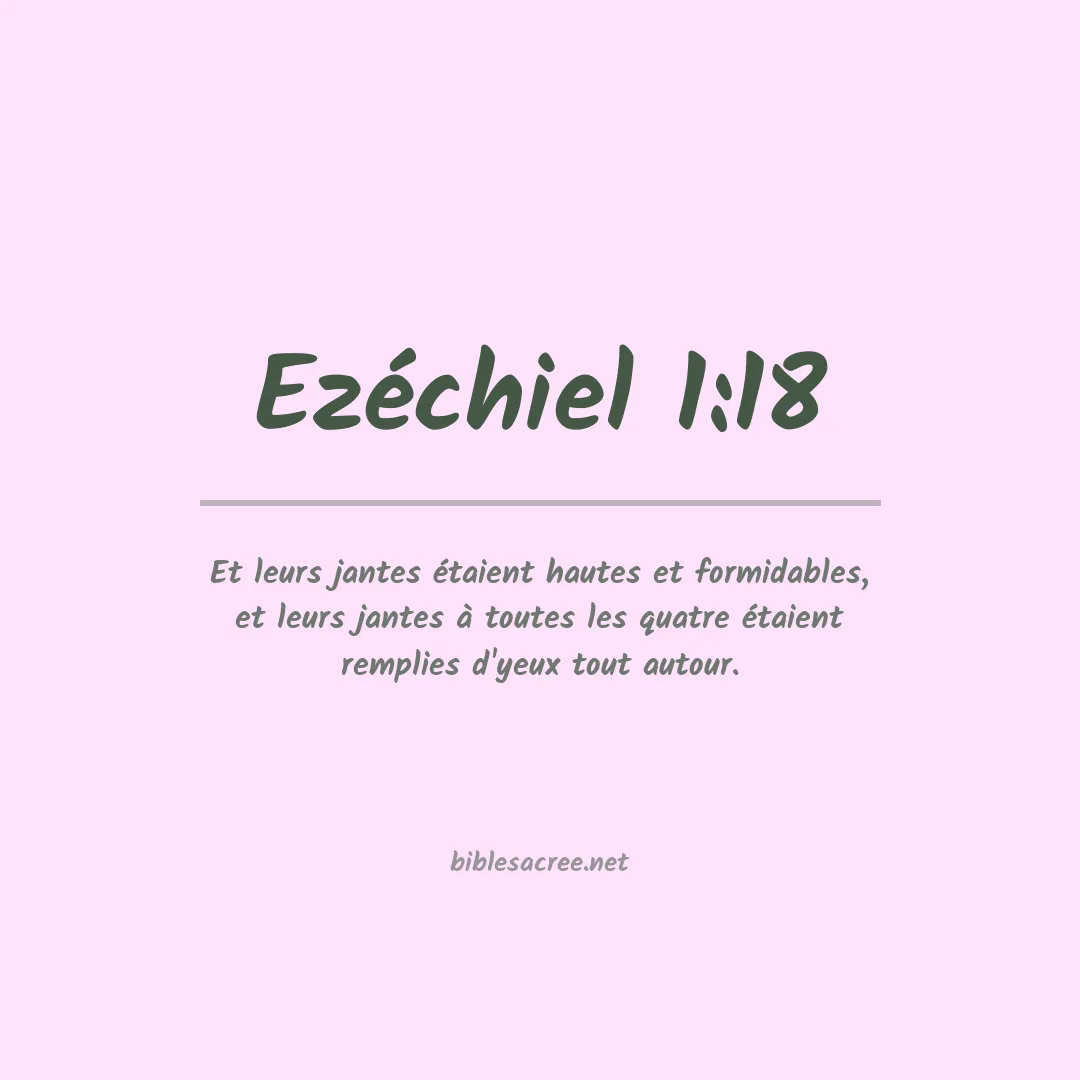 Ezéchiel - 1:18