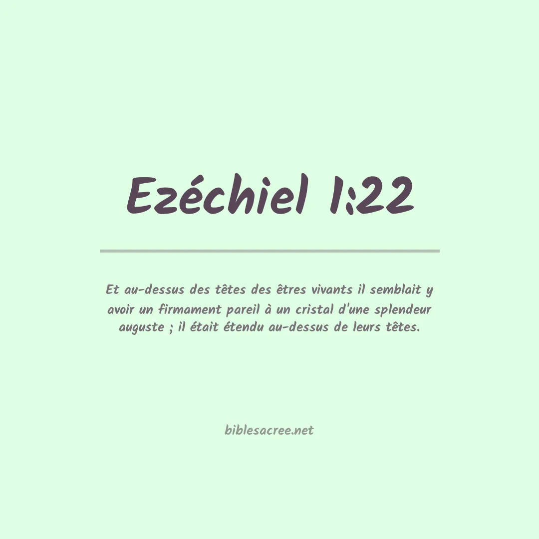 Ezéchiel - 1:22