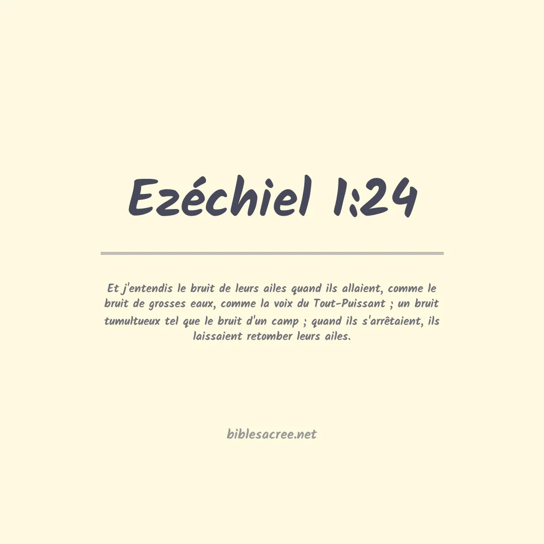 Ezéchiel - 1:24