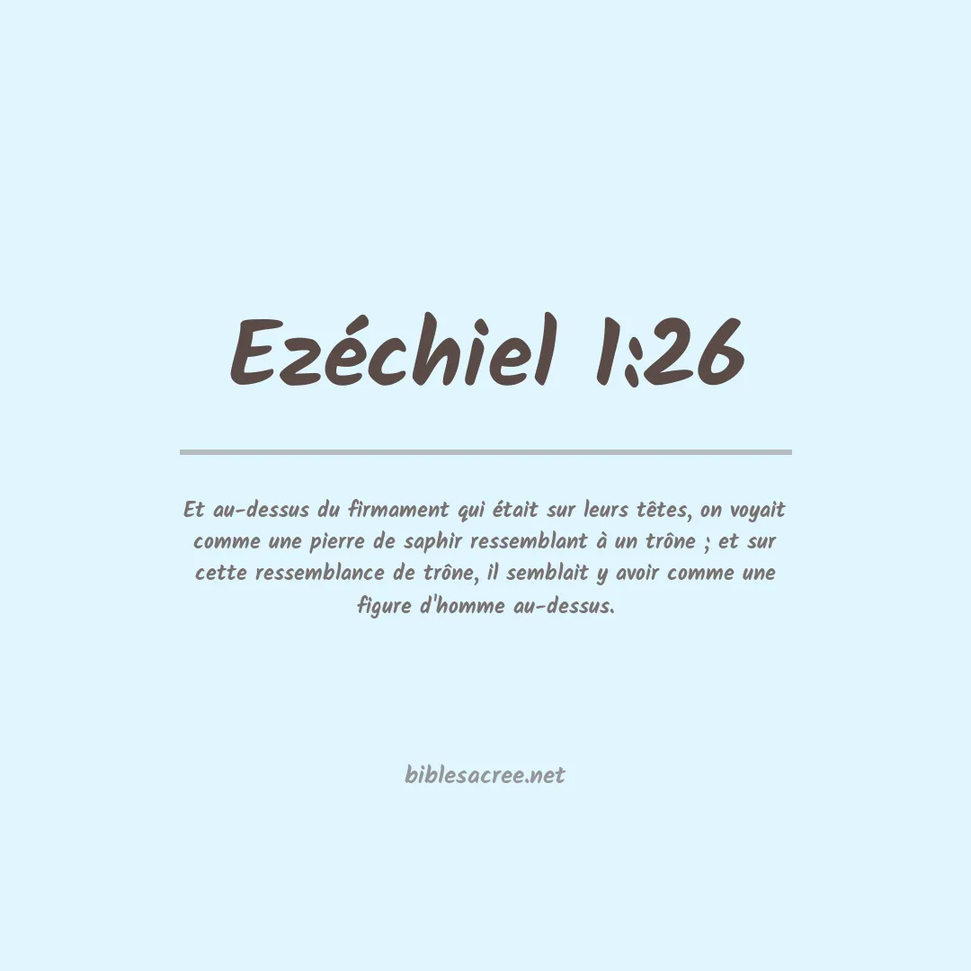 Ezéchiel - 1:26