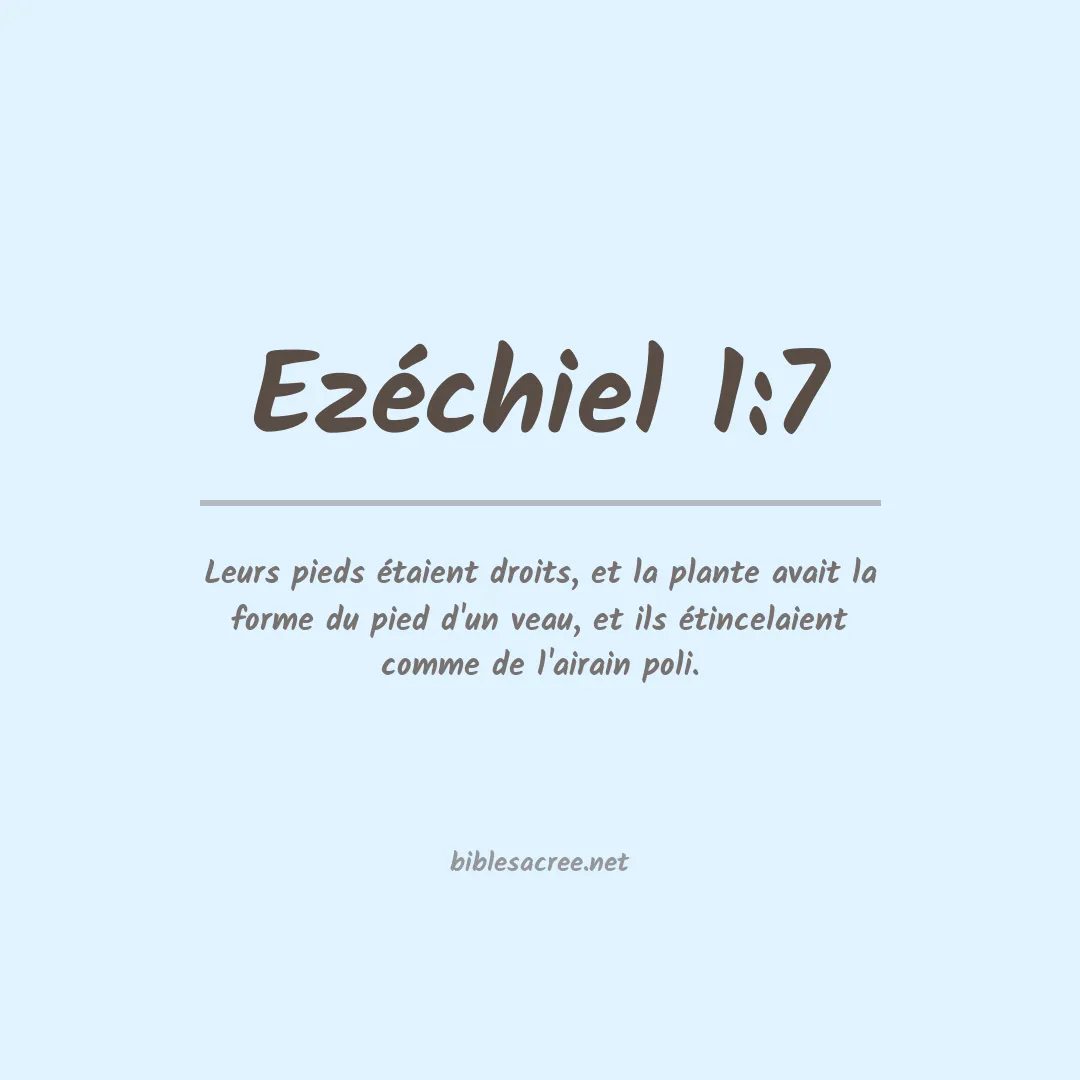 Ezéchiel - 1:7