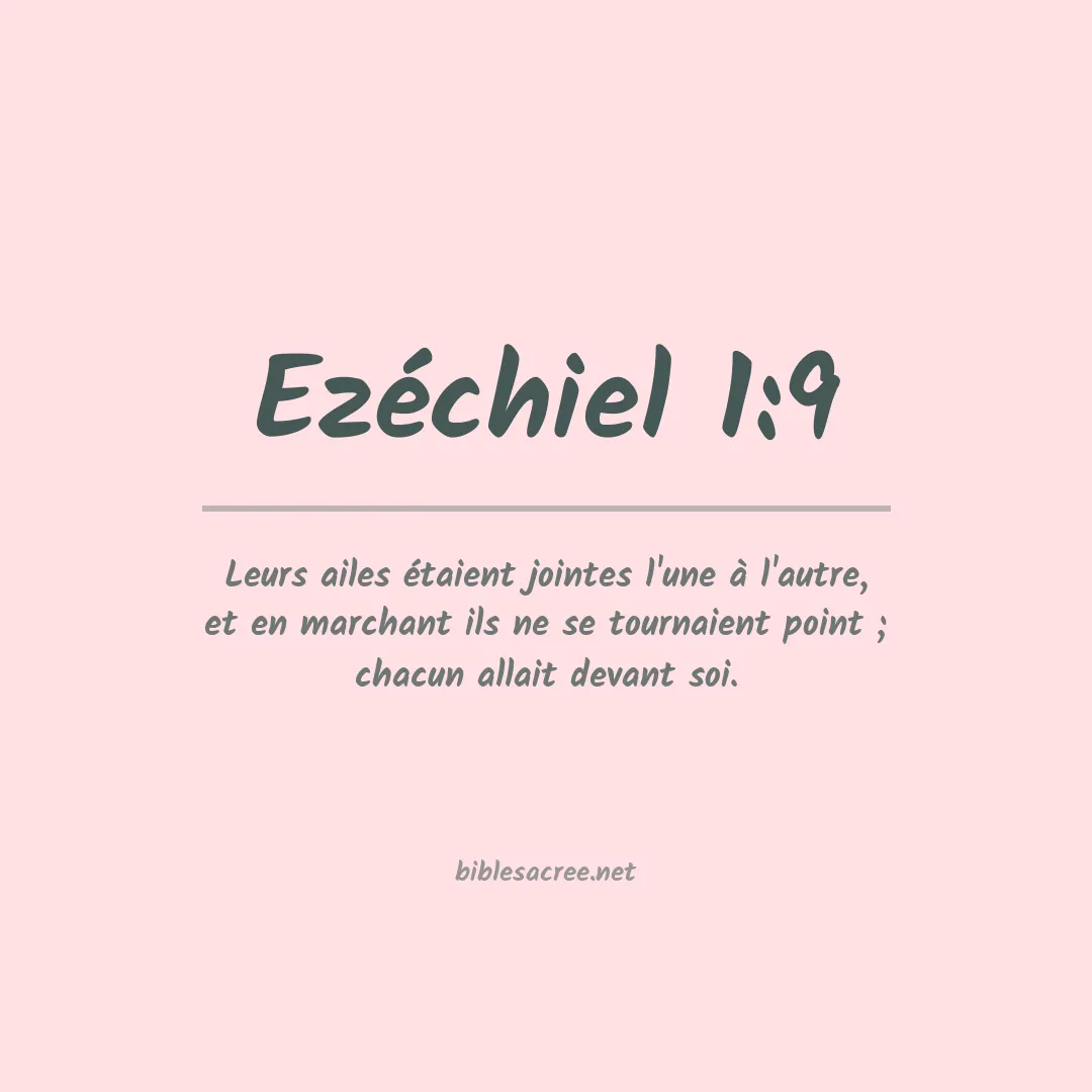 Ezéchiel - 1:9