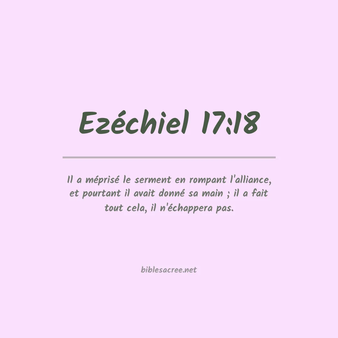 Ezéchiel - 17:18