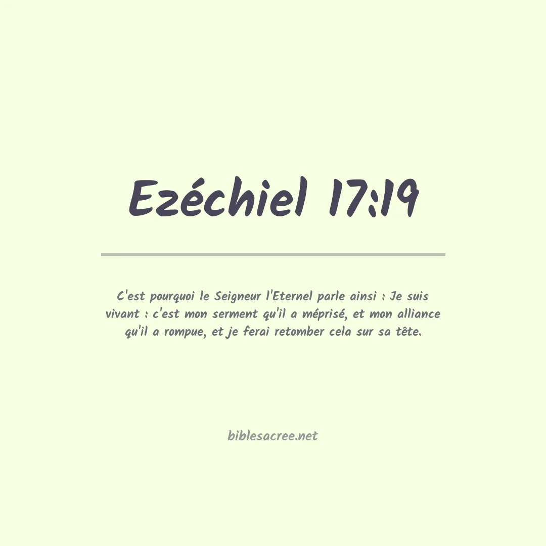 Ezéchiel - 17:19