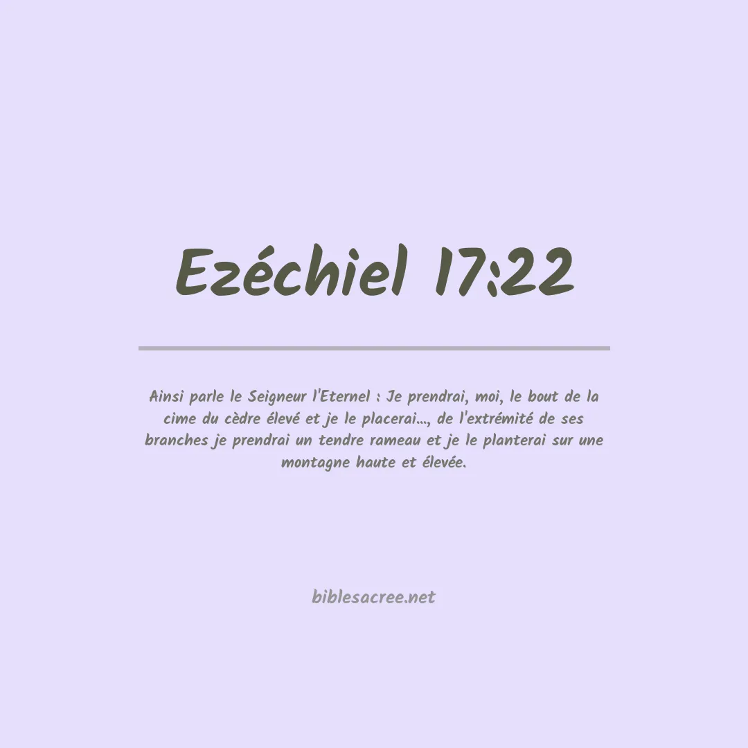Ezéchiel - 17:22