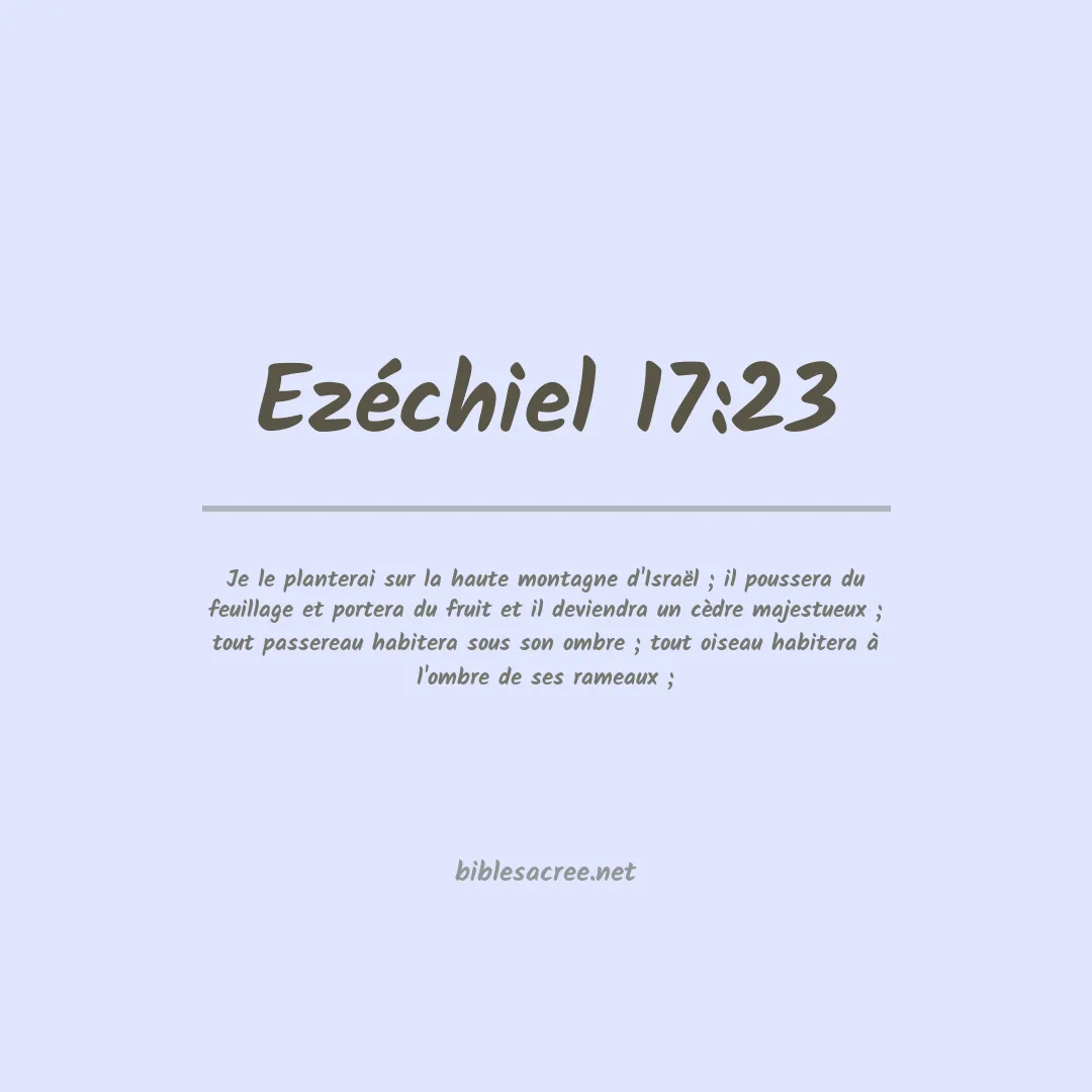 Ezéchiel - 17:23