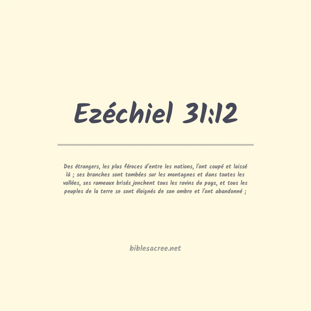 Ezéchiel - 31:12
