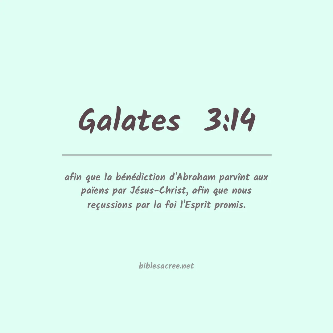 Galates  - 3:14