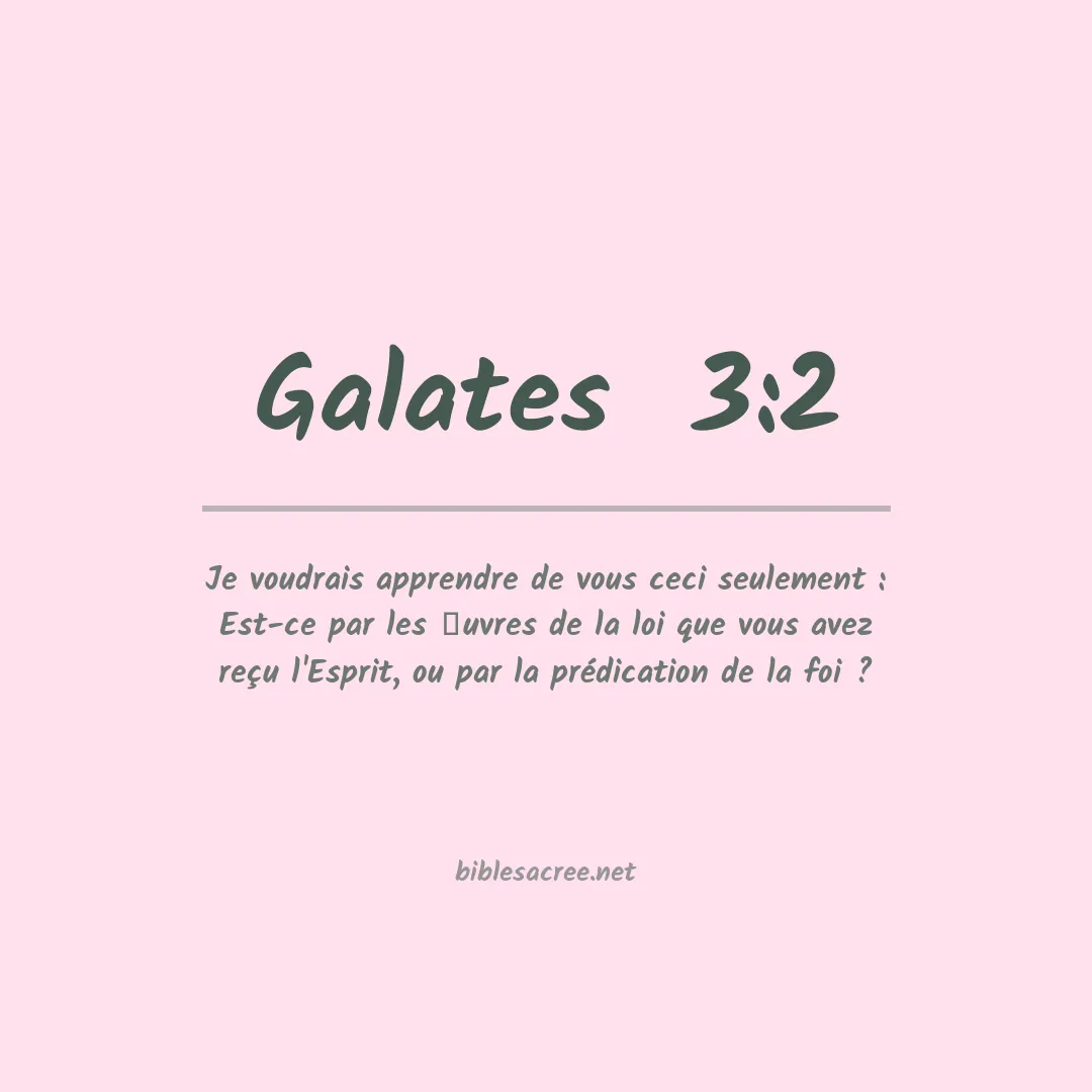 Galates  - 3:2