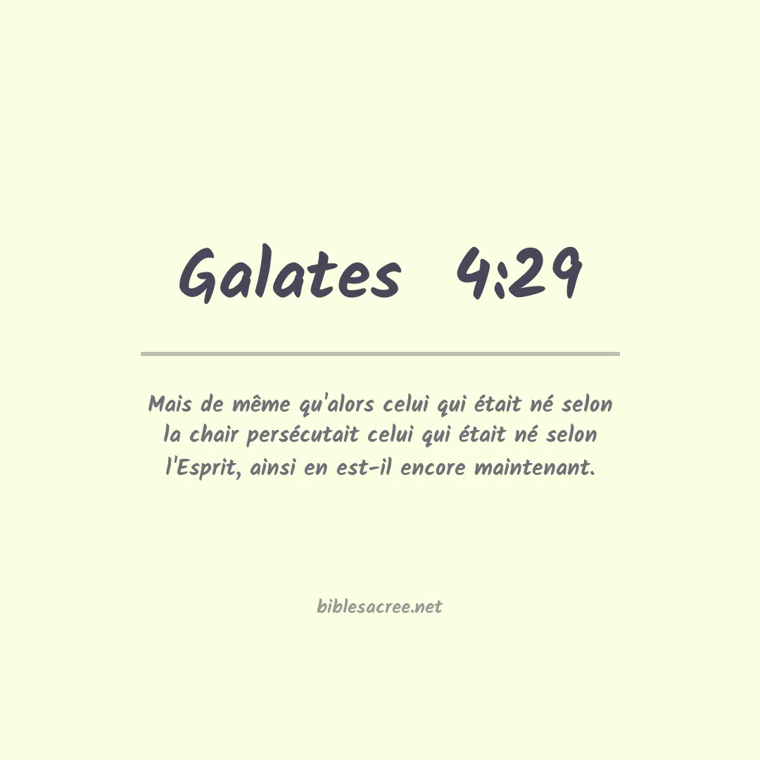 Galates  - 4:29