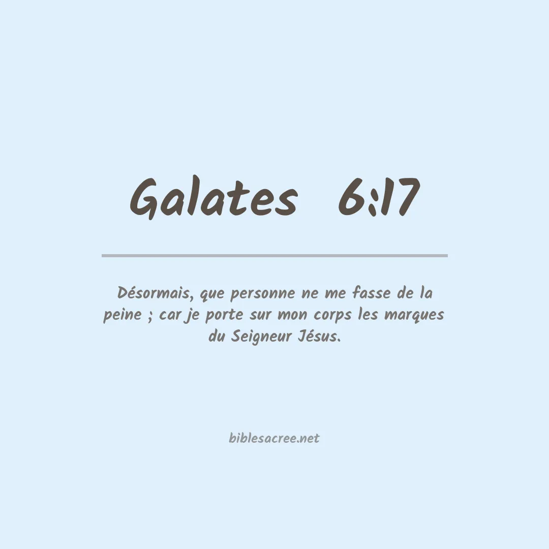 Galates  - 6:17