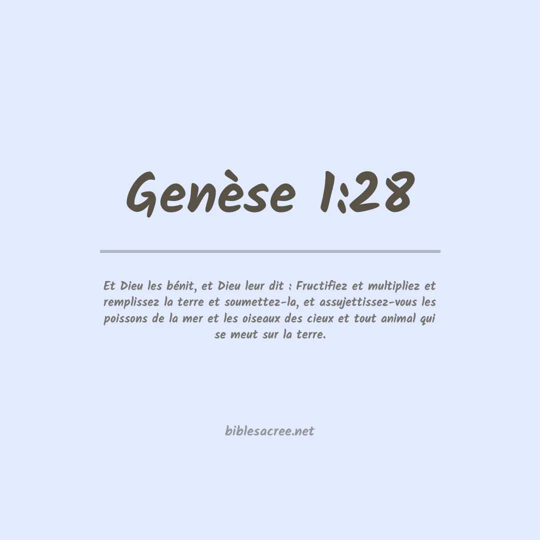 Genèse - 1:28