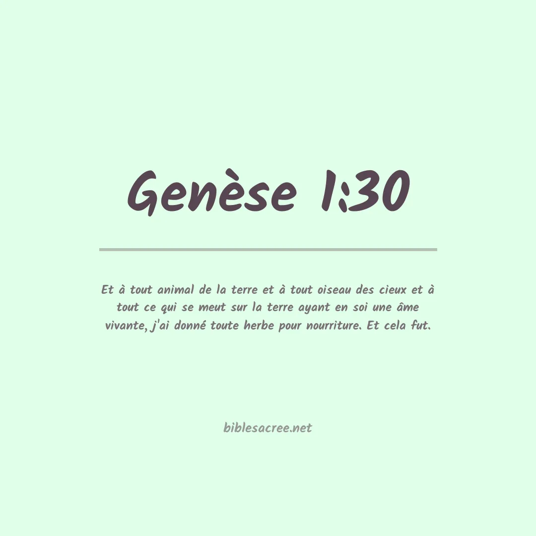 Genèse - 1:30