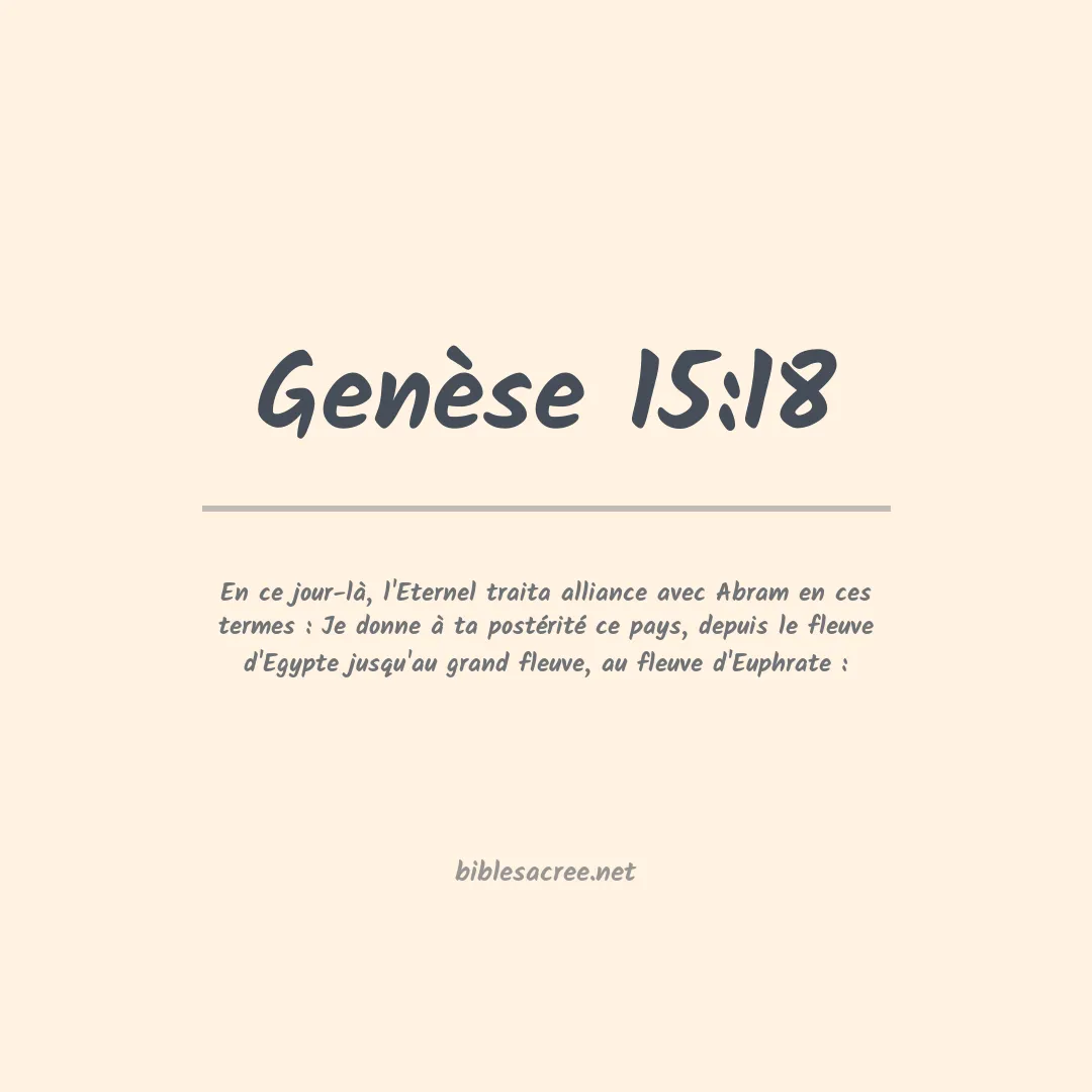 Genèse - 15:18
