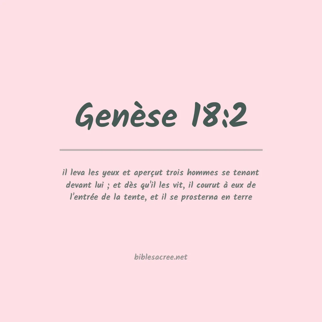 Genèse - 18:2