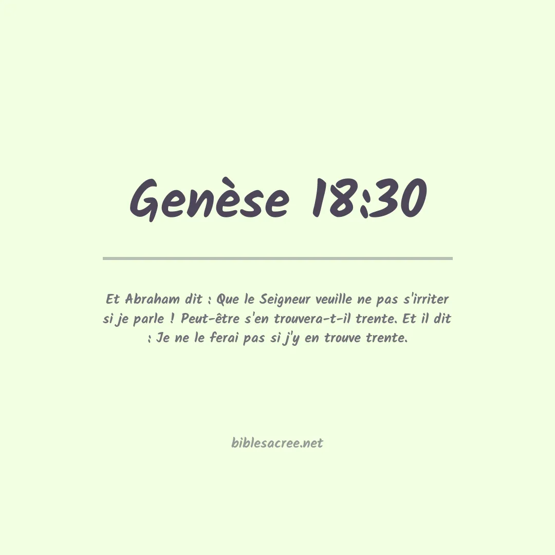 Genèse - 18:30