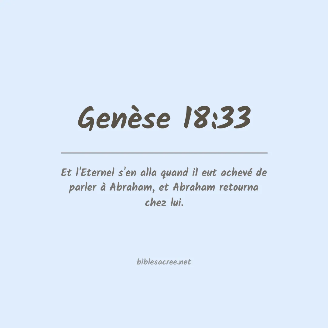 Genèse - 18:33