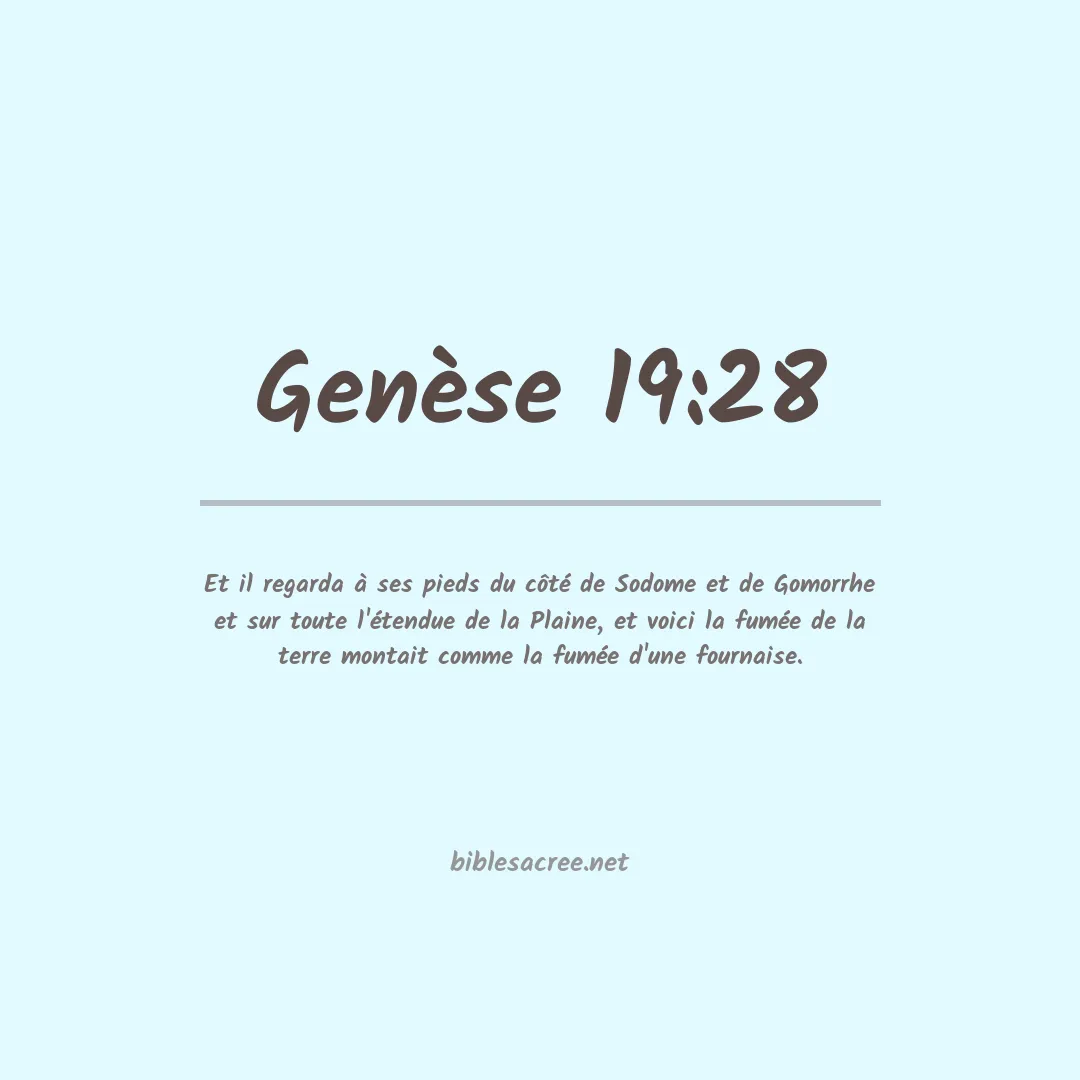 Genèse - 19:28