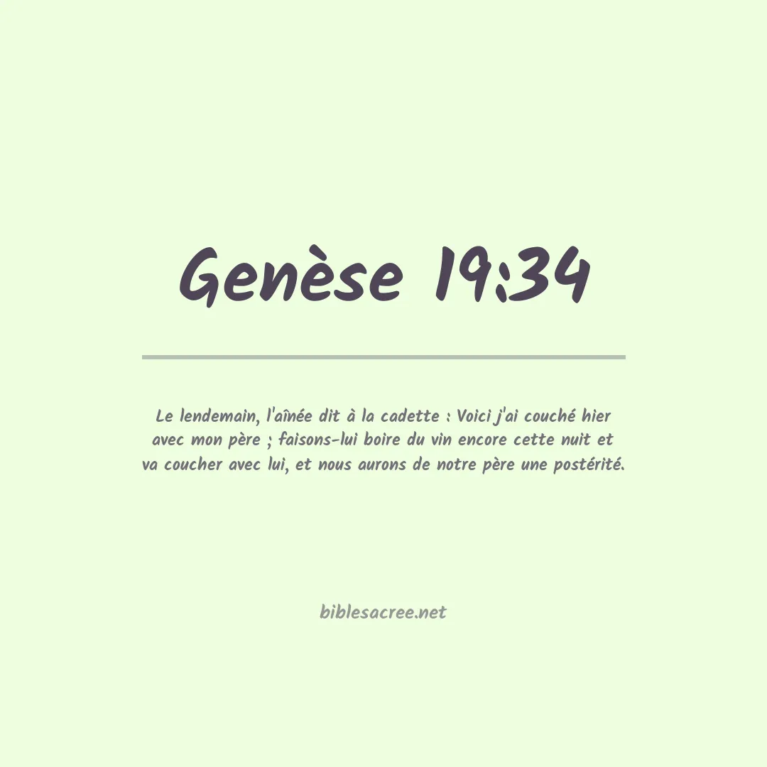 Genèse - 19:34
