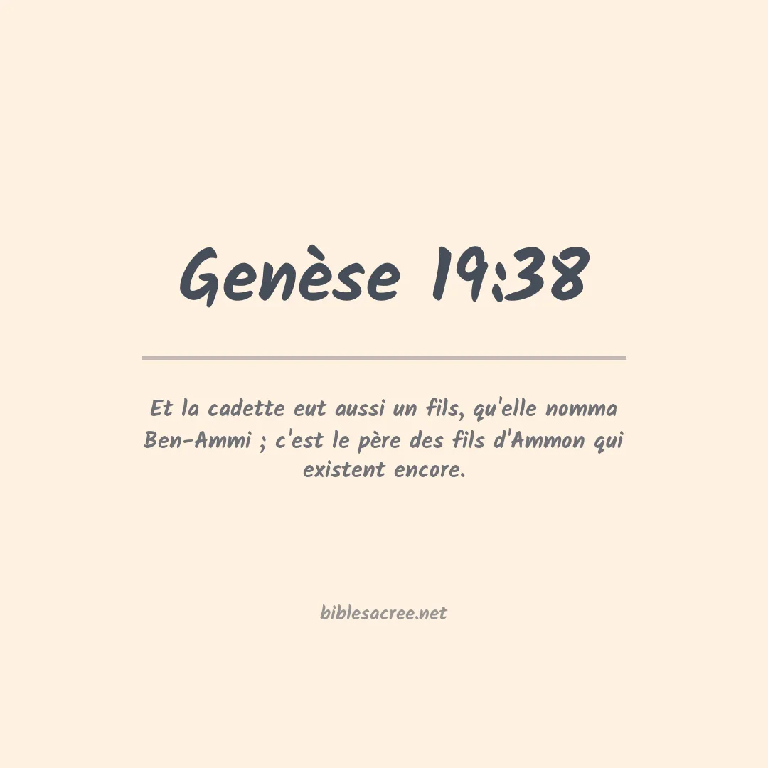 Genèse - 19:38