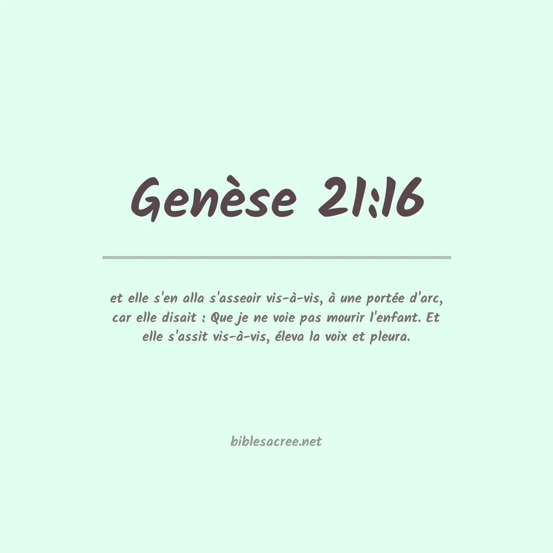 Genèse - 21:16