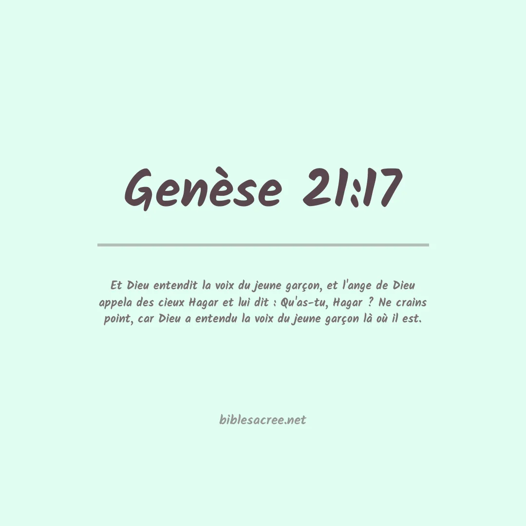 Genèse - 21:17