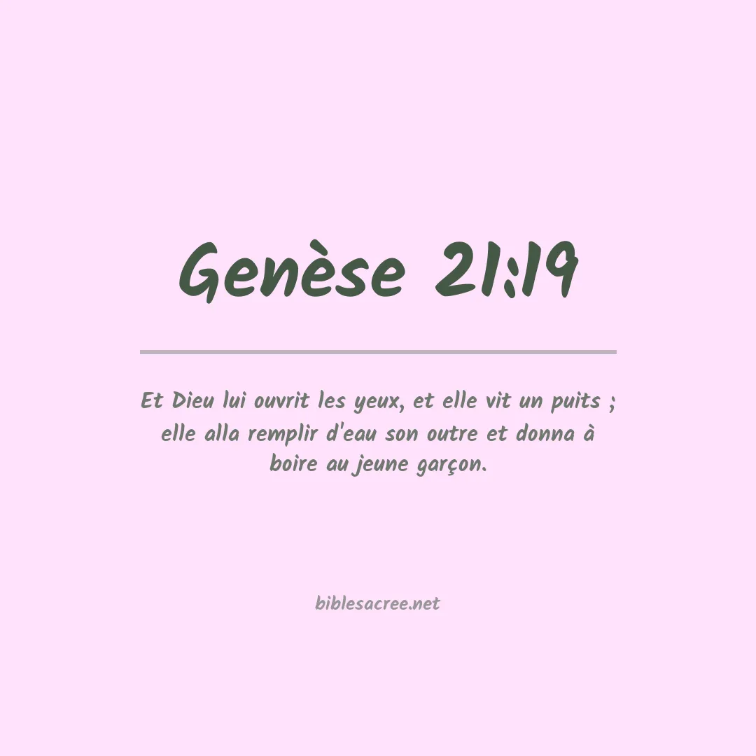 Genèse - 21:19