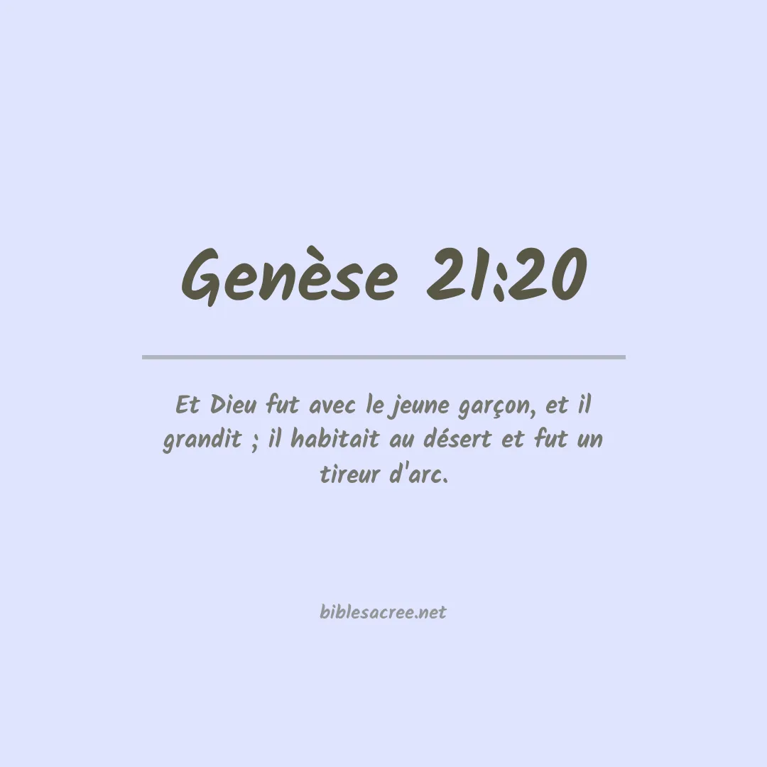 Genèse - 21:20