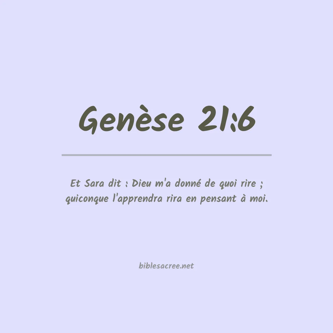 Genèse - 21:6
