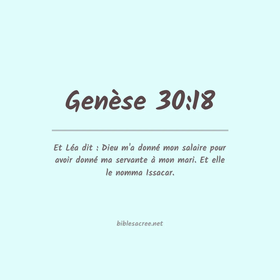 Genèse - 30:18
