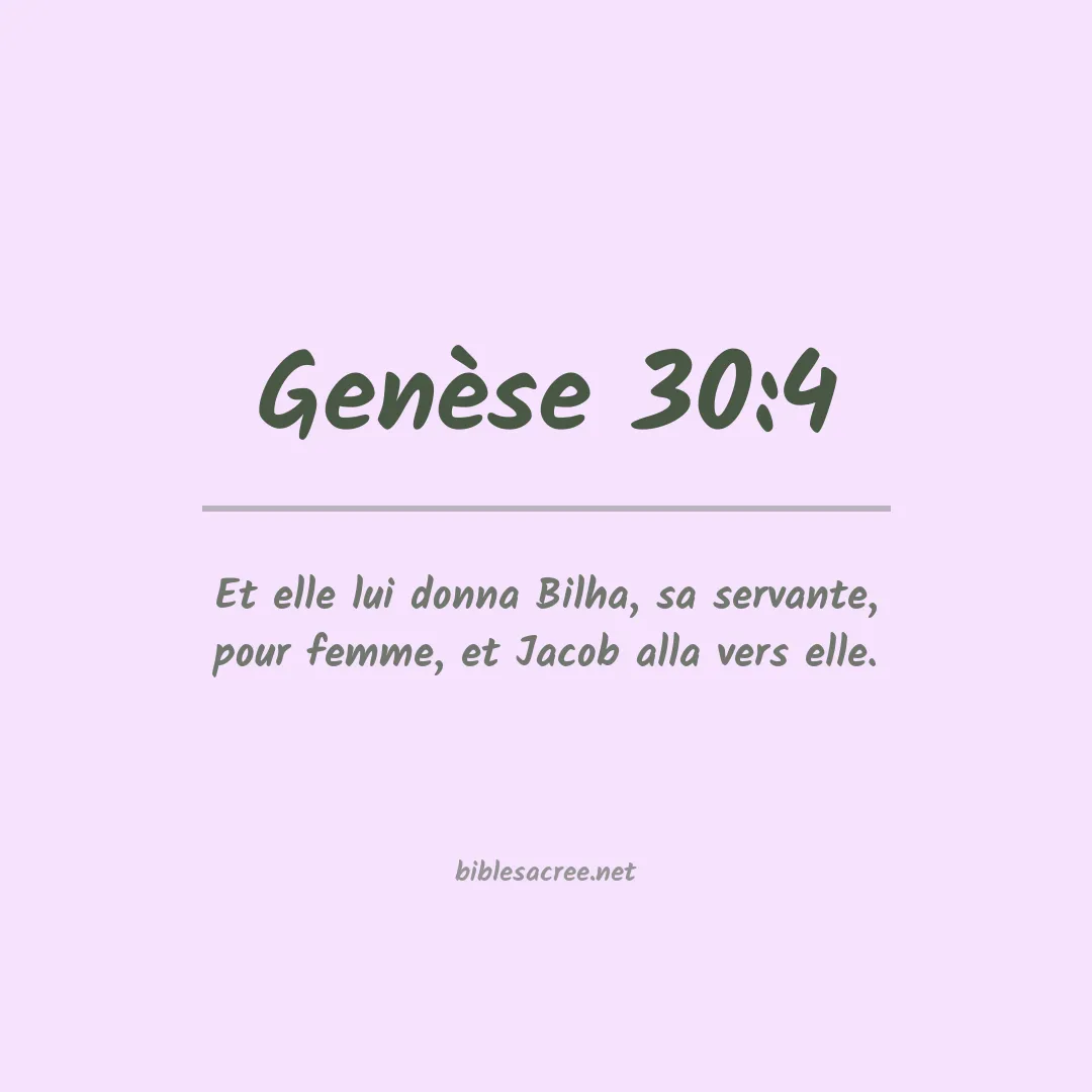 Genèse - 30:4