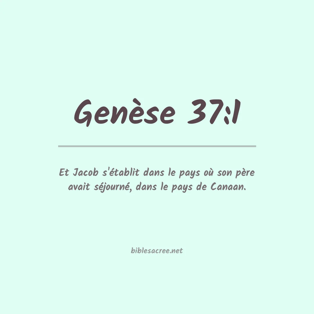 Genèse - 37:1