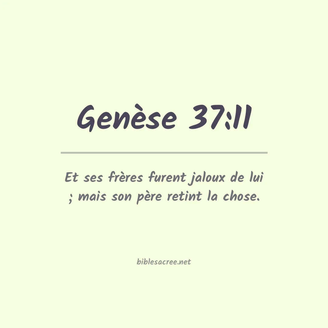 Genèse - 37:11