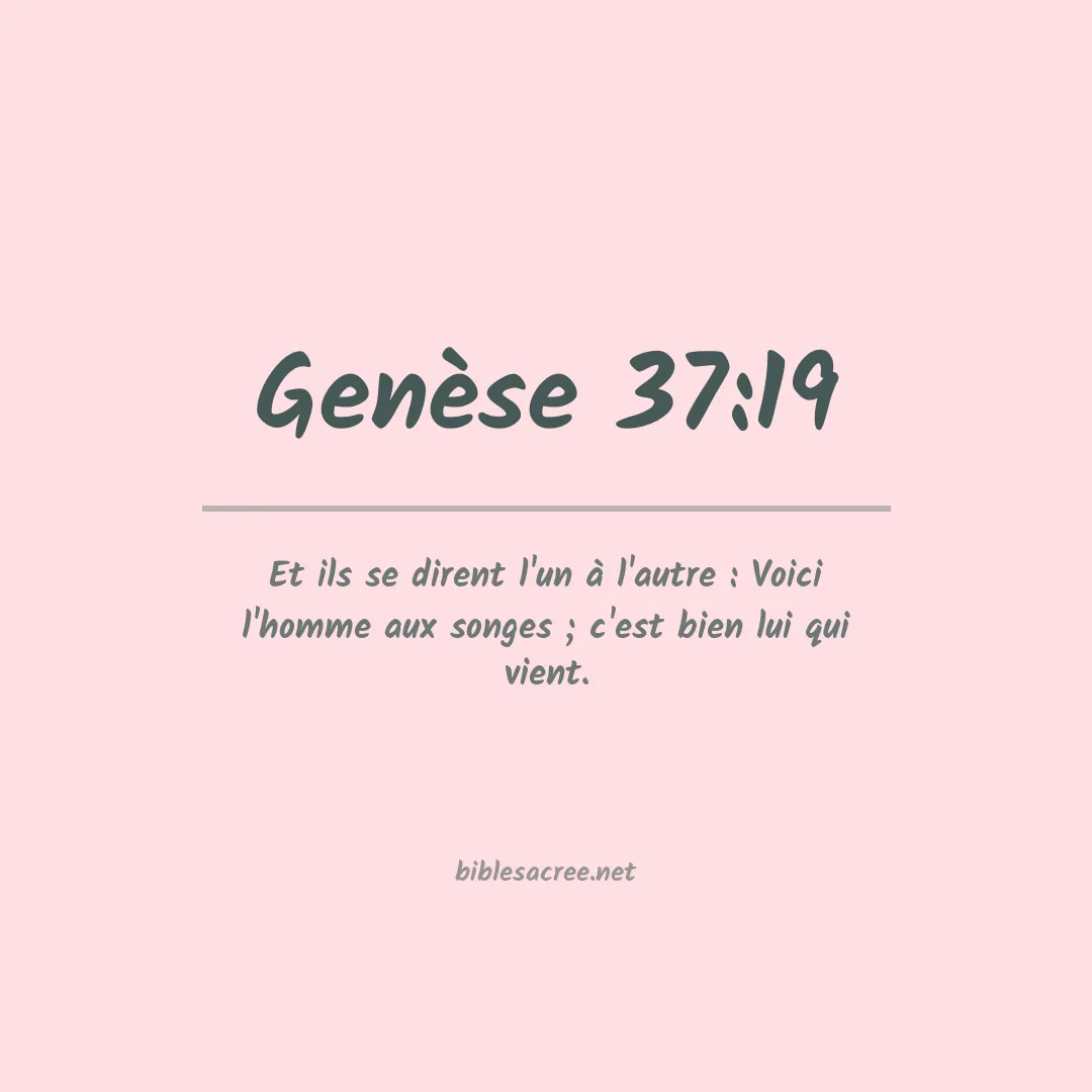 Genèse - 37:19
