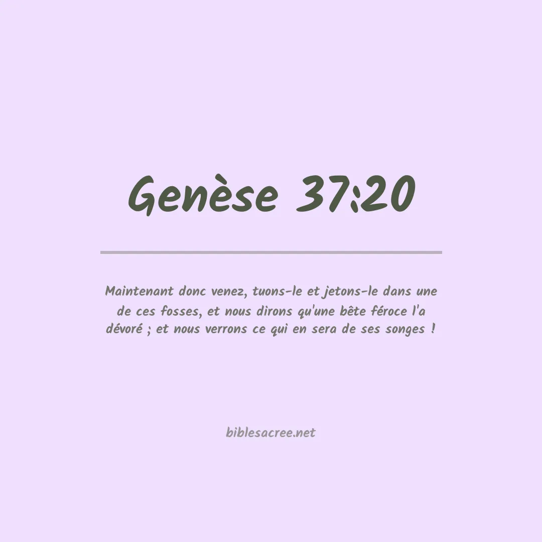 Genèse - 37:20