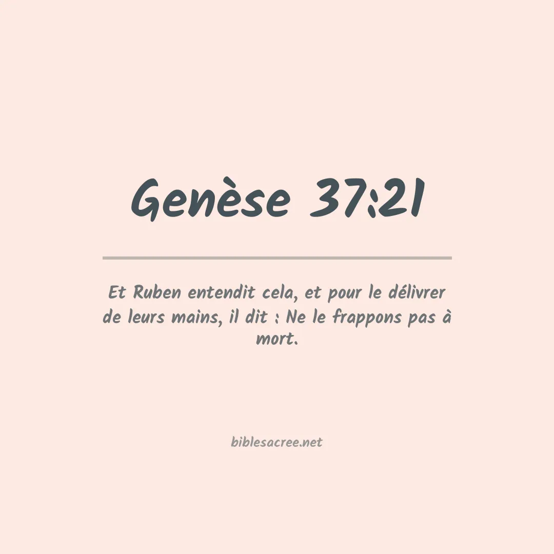 Genèse - 37:21