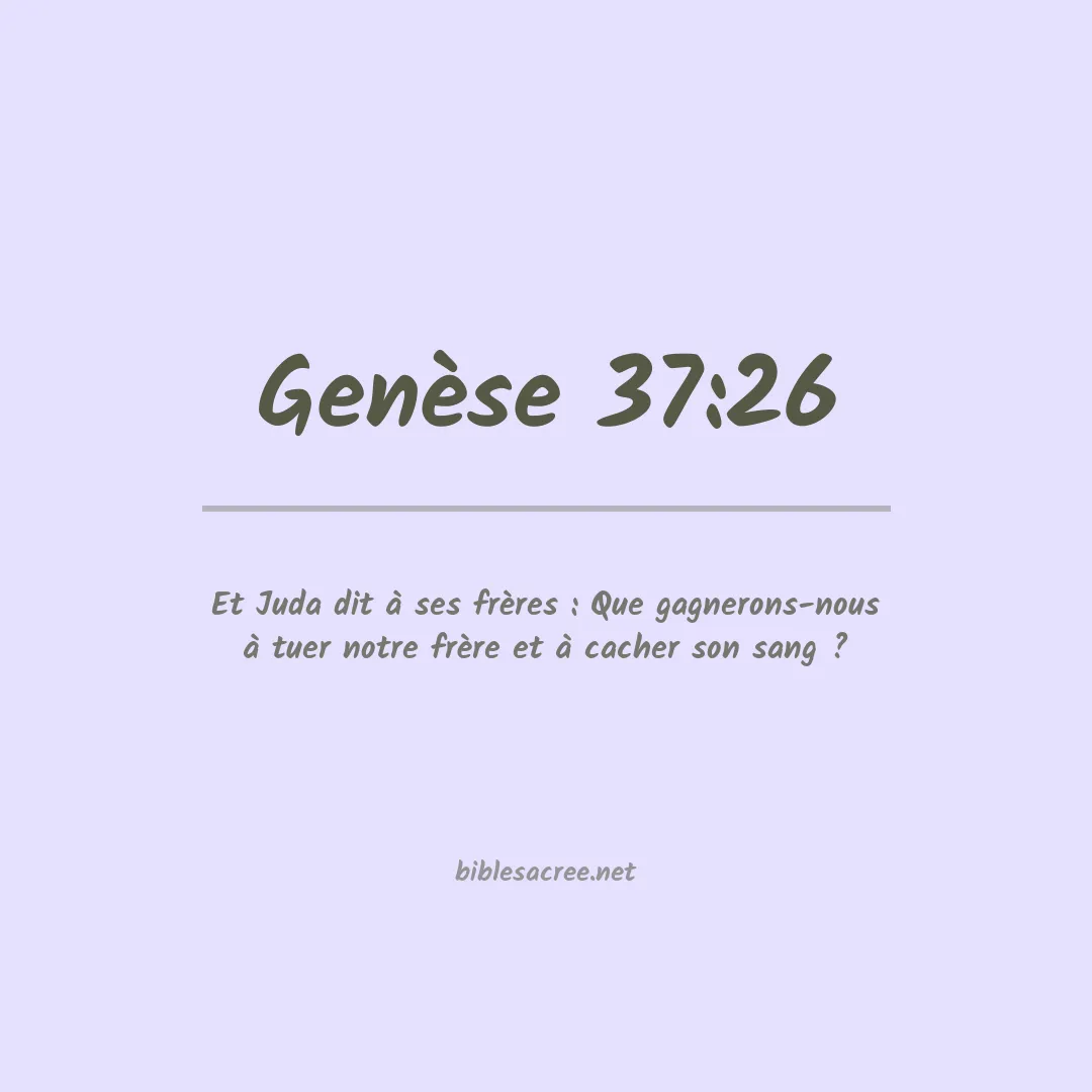 Genèse - 37:26