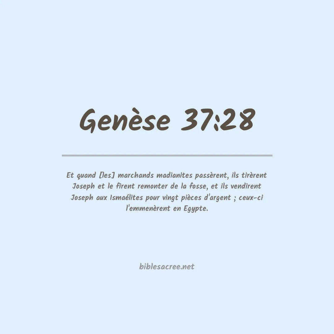 Genèse - 37:28