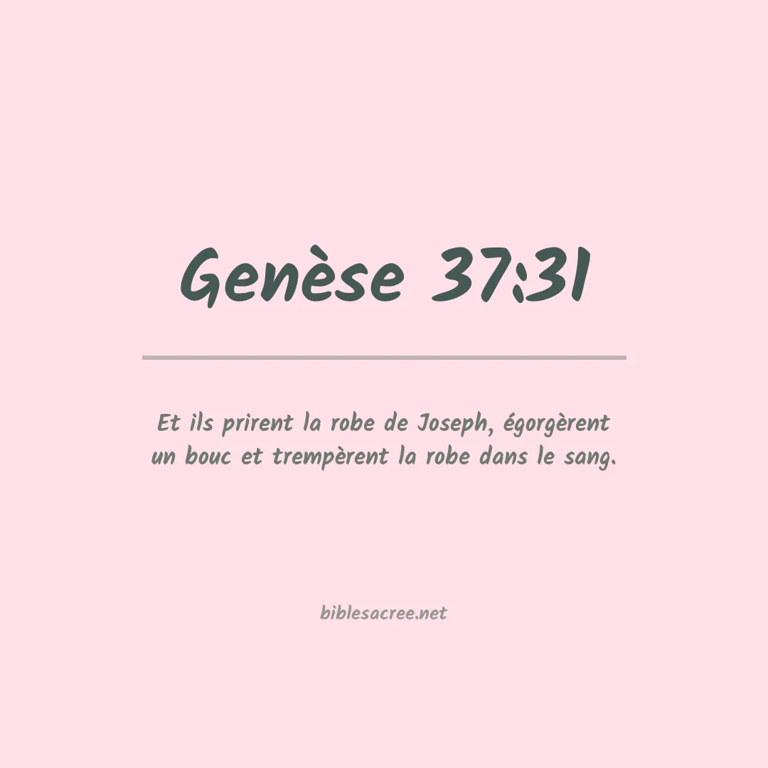 Genèse - 37:31