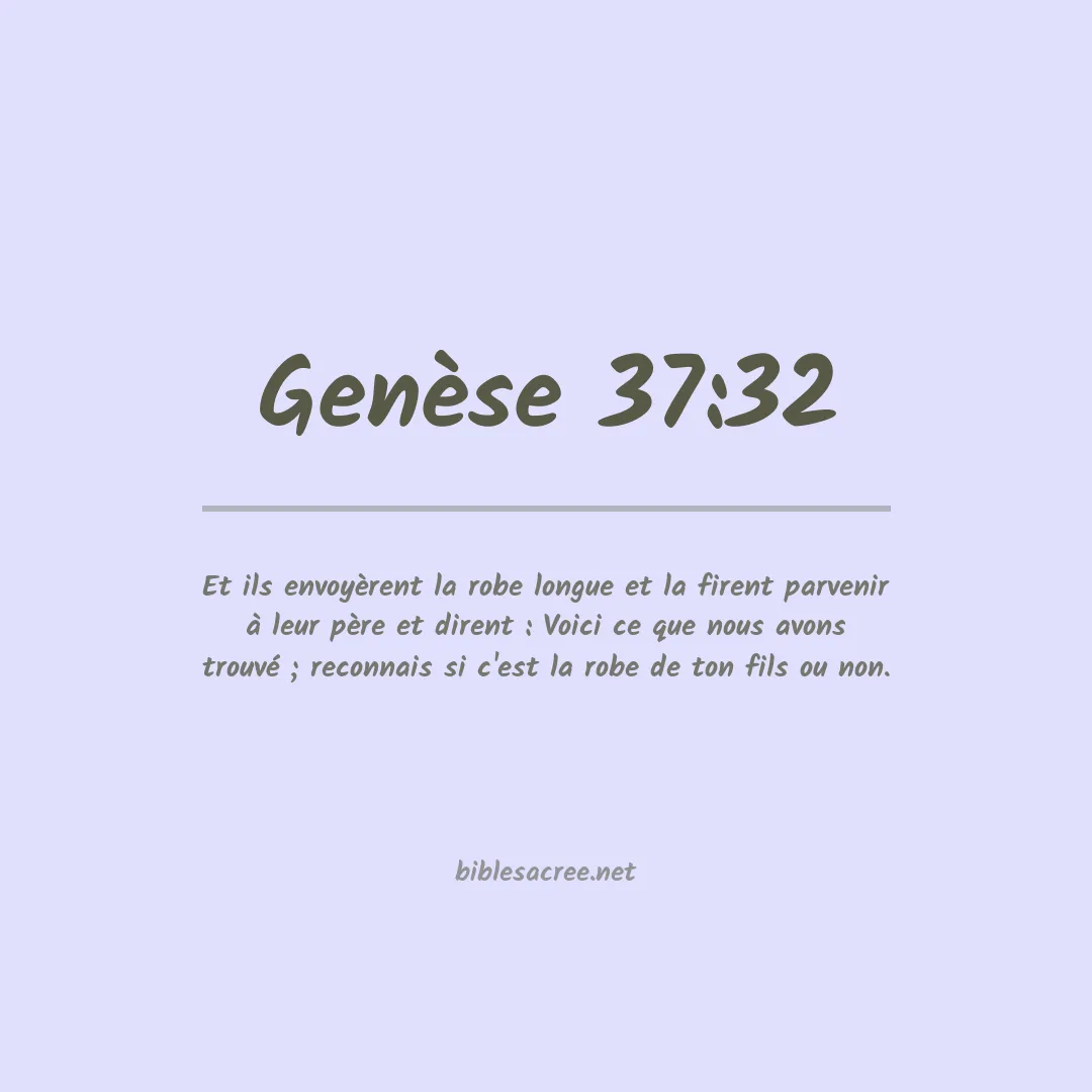 Genèse - 37:32