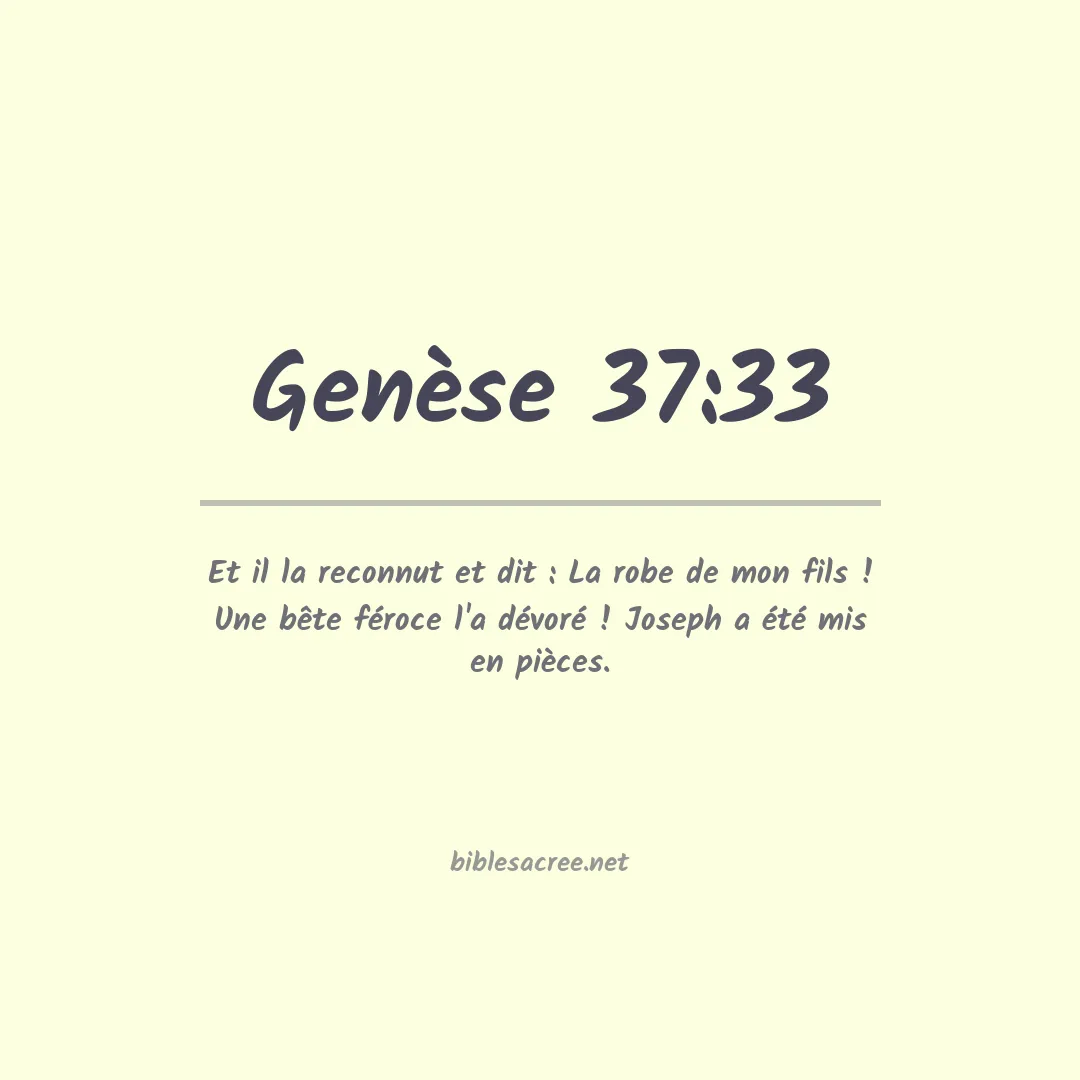 Genèse - 37:33