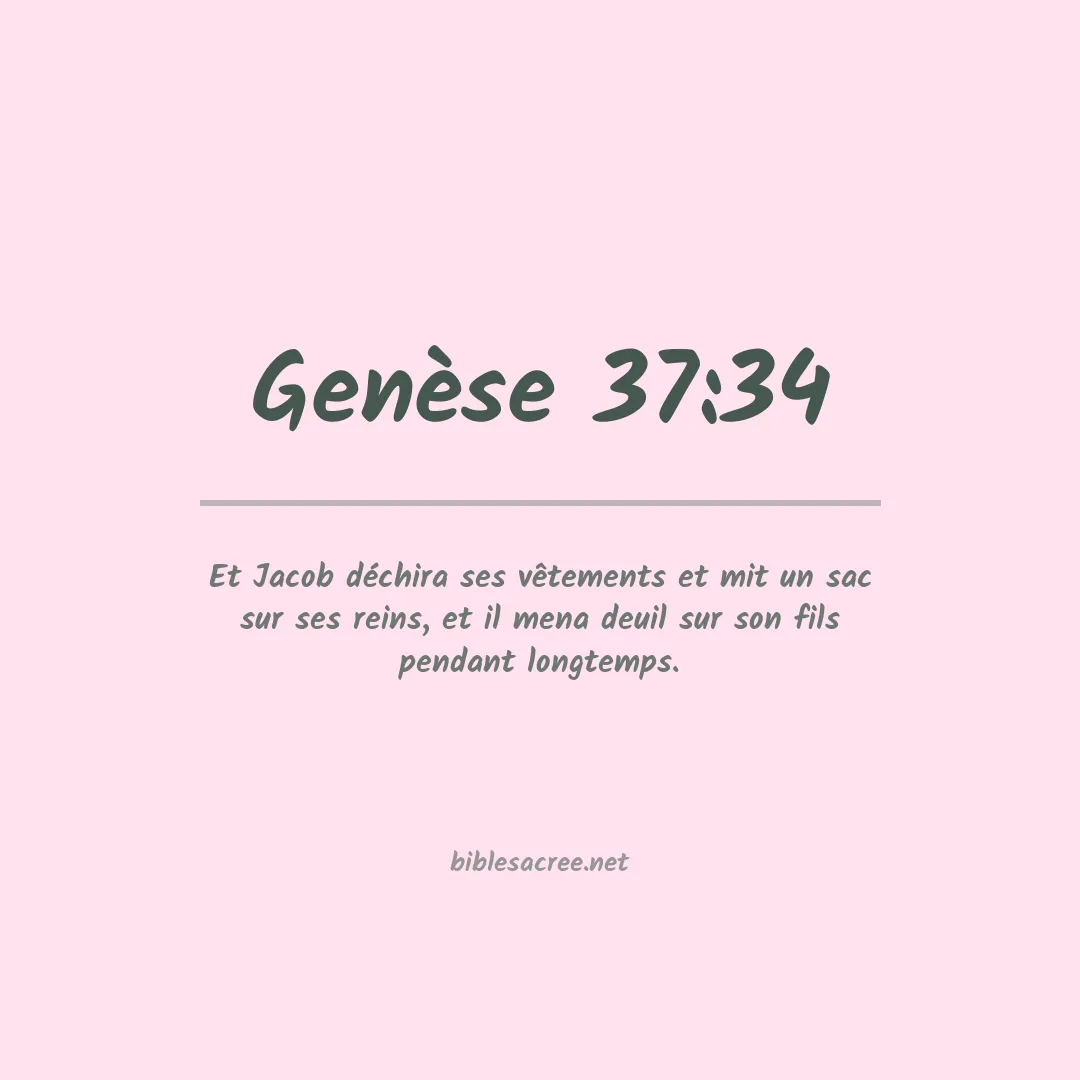 Genèse - 37:34