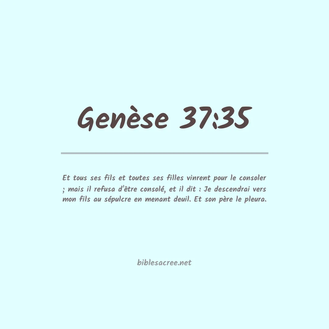 Genèse - 37:35