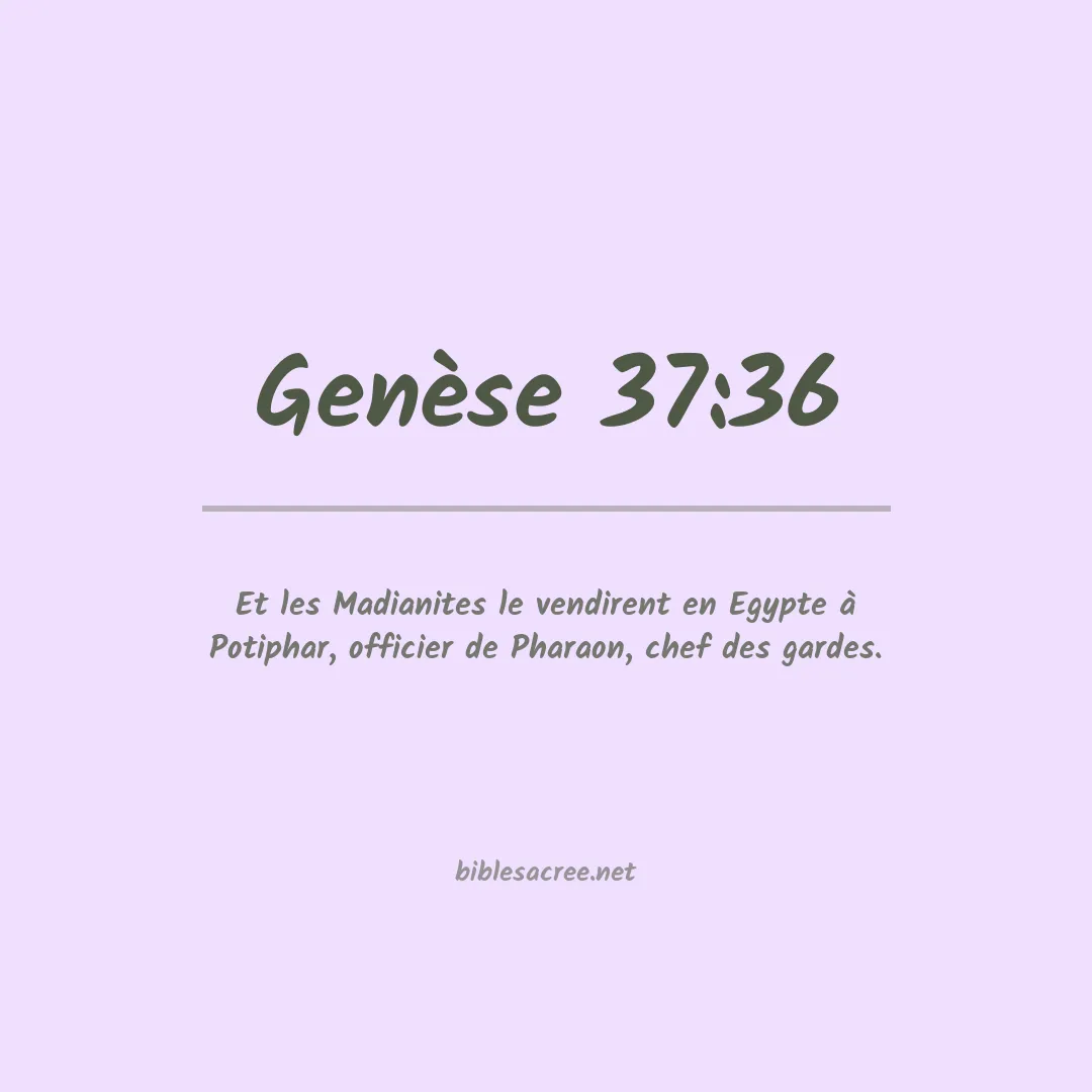 Genèse - 37:36