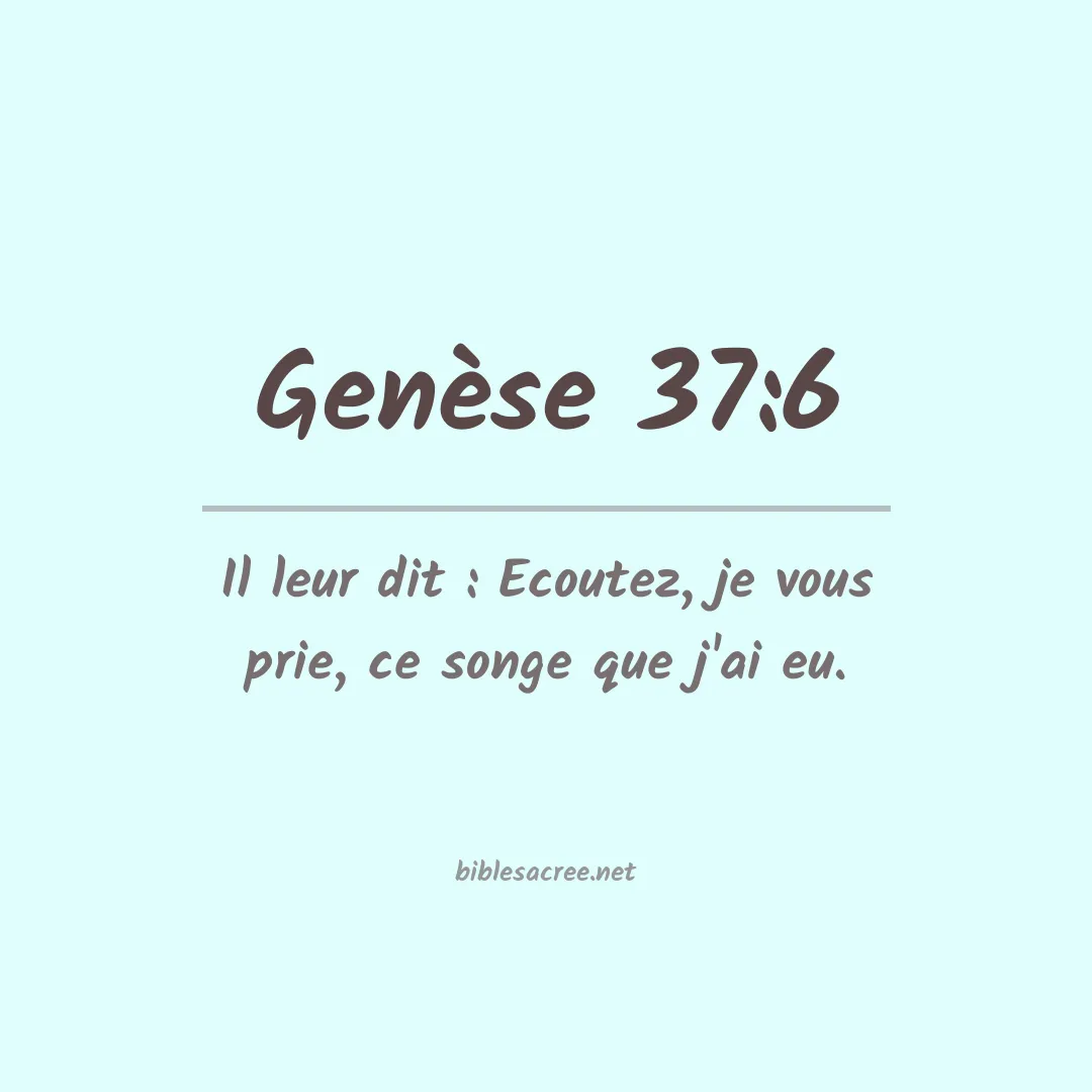Genèse - 37:6