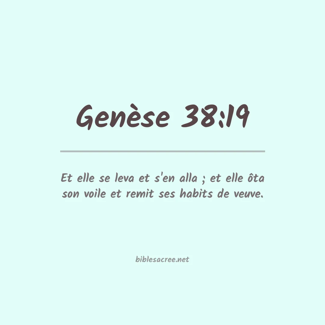 Genèse - 38:19