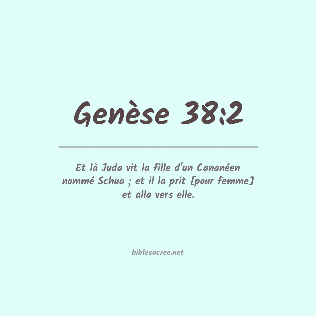 Genèse - 38:2